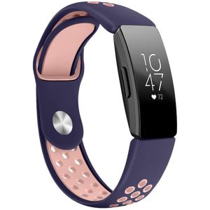 iMoshion Bracelet sportif en silicone Fitbit Inspire - Bleu / Rose