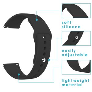 iMoshion Bracelet silicone Fitbit Versa 2 / Versa Lite - Noir