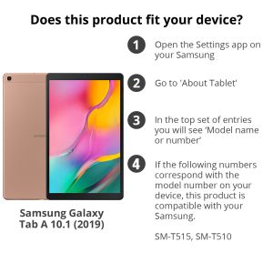 Accezz Protection d'écran premium en verre trempé Galaxy Tab A 10.1 (2019)