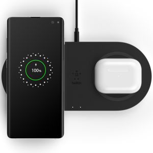 Belkin Dual Wireless Fast Charging Pad - 10W - Noir