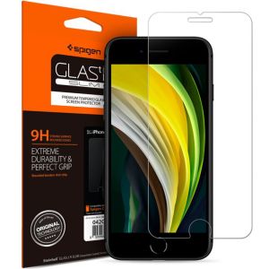 Spigen Protection d'écran en verre trempé Duo Pack GLAStR iPhone SE (2022 / 2020) / 8 / 7