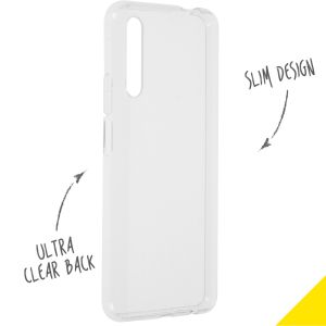 Accezz Coque Clear Huawei P Smart Pro / Y9s - Transparent