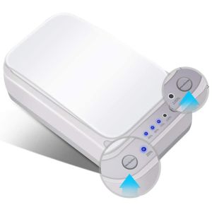 Lintelek Téléphone UV boîte de désinfection - Blanc
