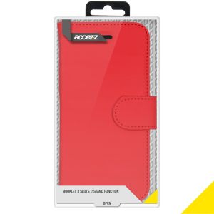 Accezz Étui de téléphone Wallet iPhone 12 (Pro) - Rouge