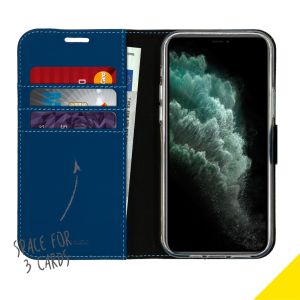 Accezz Étui de téléphone Wallet iPhone 12 (Pro) - Bleu