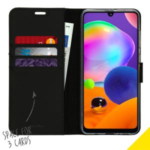 Accezz Étui de téléphone Wallet Samsung Galaxy A31 - Noir