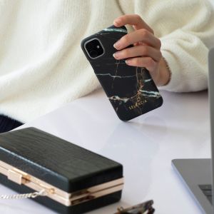 Selencia Coque Maya Fashion iPhone 12 Mini - Marble Black