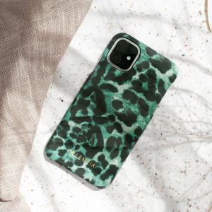 Selencia Coque Maya Fashion iPhone 12 Mini - Green Panther