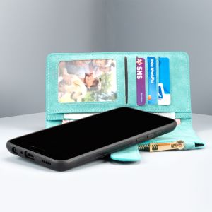 Porte-monnaie de luxe iPhone 11 - Turquoise
