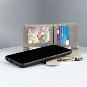 Porte-monnaie de luxe Samsung Galaxy A51 - Gris