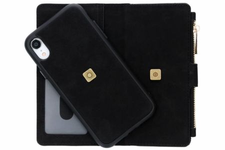 Porte-monnaie de luxe iPhone Xr - Noir