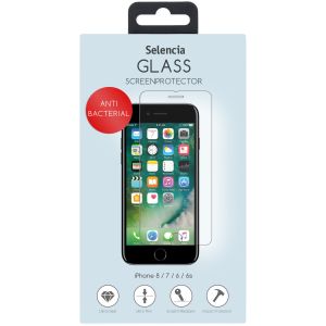 Selencia Protection d'écran en verre trempé antibactérienne iPhone SE (2022 / 2020) / 8/7/6s