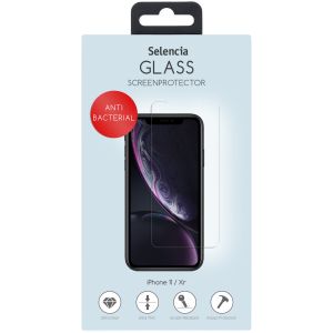 Selencia Protection d'écran en verre trempé antibactérienne en verre iPhone 11 / Xr