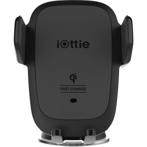 iOttie AutoSense Wireless Fast Charging Mount - Support de téléphone pour voiture - Tableau de bord et grille de ventilation - Noir
