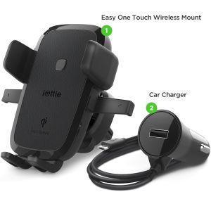 iOttie Support de charge rapide sans fil Air Vent Easy One Touch