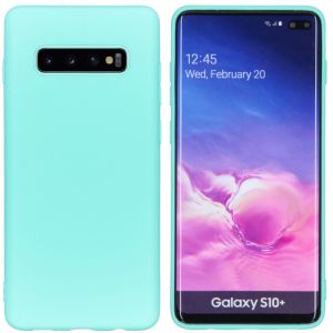 iMoshion Coque Couleur Samsung Galaxy S10 Plus - Turquoise