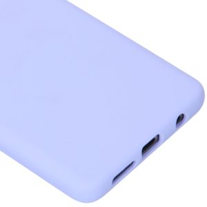 Accezz Coque Liquid Silicone Samsung Galaxy S10 Plus - Violet
