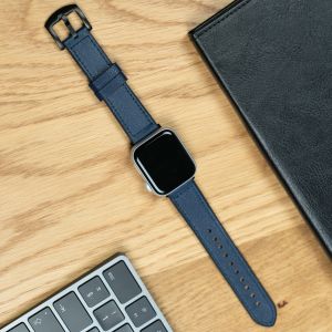 iMoshion Bracelet en cuir véritable Apple Watch 1-6 / SE -42/44/45 mm