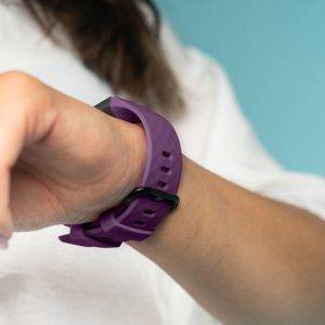 iMoshion Bracelet silicone Fitbit Charge 3 / 4 - Violet