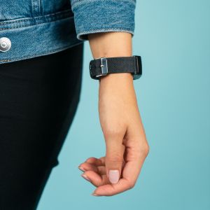 iMoshion Bracelet en nylon Fitbit Charge 3/4 - Noir