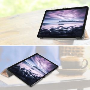 iMoshion Coque tablette Trifold Galaxy Tab A 10.5 (2018) - Dorée