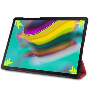 iMoshion Coque tablette Trifold Samsung Galaxy Tab S5e - Rouge