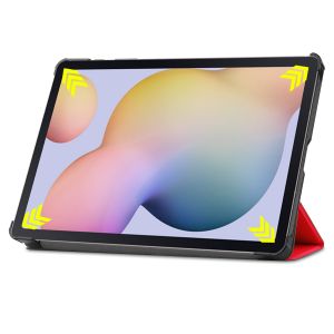 iMoshion Coque tablette Trifold Samsung Galaxy Tab S8 / S7 - Rouge