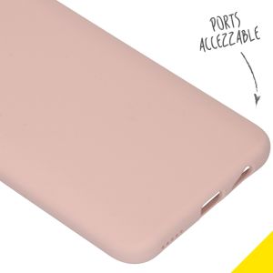 Accezz Coque Liquid Silicone P Smart Pro / Huawei Y9s - Pink Sand