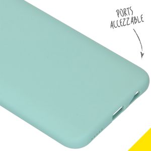 Accezz Coque Liquid Silicone P Smart Pro / Huawei Y9s - Sky Blue