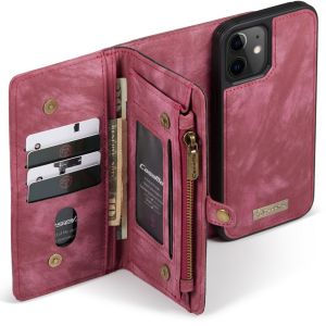 CaseMe Etui de téléphone de luxe en cuir deux en un iPhone 12 Mini