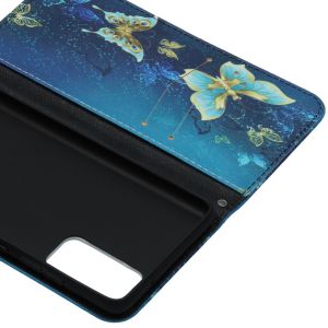 Coque silicone design Samsung Galaxy S20 FE - Blue Butterfly