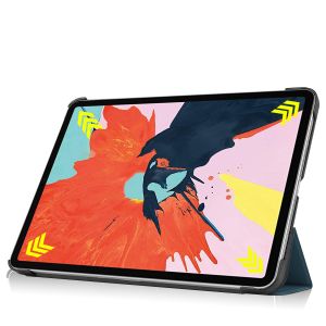 iMoshion Coque tablette Trifold iPad Air 5 (2022) / Air 4 (2020) - Vert foncé