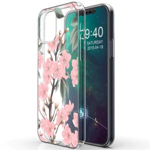 iMoshion Coque Design iPhone 12 (Pro) - Cherry Blossom