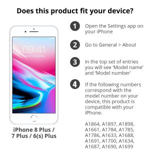 UAG Coque Plasma iPhone 8 Plus / 7 Plus / 6(s) Plus - Noir