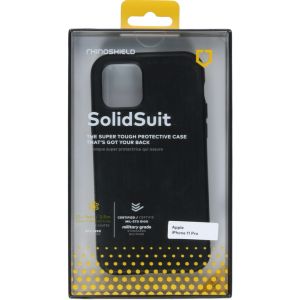 RhinoShield Coque SolidSuit iPhone 11 Pro - Brushed Steel