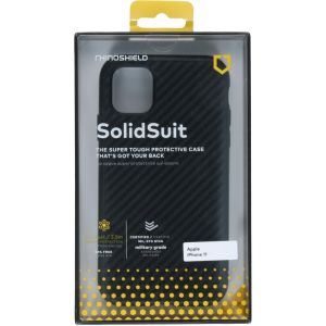 RhinoShield Coque SolidSuit iPhone 11 - Carbon Fiber Black
