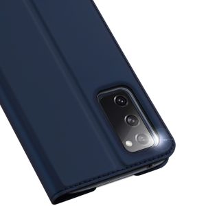 Dux Ducis Étui de téléphone Slim Samsung Galaxy S20 FE - Bleu foncé