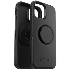OtterBox Coque Otter + Pop Symmetry iPhone 12 (Pro) - Noir