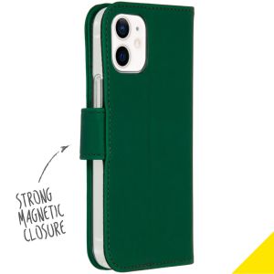 Accezz Étui de téléphone Wallet iPhone 12 Mini - Vert