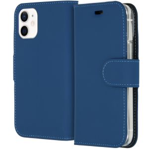 Accezz Étui de téléphone Wallet iPhone 12 Mini - Bleu foncé