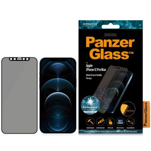 PanzerGlass Protection d'écran Privacy en verre trempé Case Friendly Anti-Bacterial iPhone 12 Pro Max