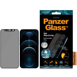 PanzerGlass Protection d'écran en verre trempé CamSlider™ Privacy iPhone 12 Pro Max