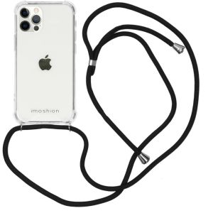 iMoshion Coque avec cordon iPhone 12 (Pro) - Noir