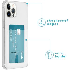 iMoshion Coque silicone avec support de passe iPhone 12 (Pro)