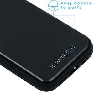 iMoshion Coque avec support de passe iPhone 12 Mini - Noir