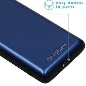 iMoshion Coque avec support de passe Samsung Galaxy S10 - Bleu foncé