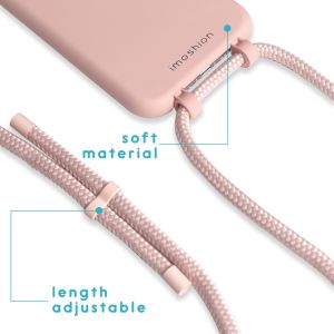 iMoshion Coque de couleur avec cordon amovible iPhone 8/7/6s Plus - Rose