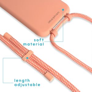 iMoshion Coque de couleur avec cordon amovible iPhone Xs / X - Peach