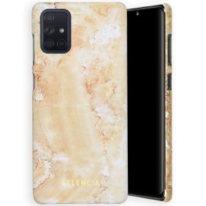 Selencia Coque Maya Fashion Samsung Galaxy A71 - Marble Sand