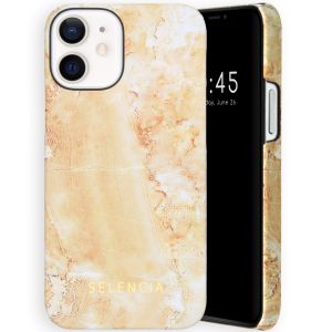 Selencia Coque Maya Fashion iPhone 12 Mini - Marble Sand